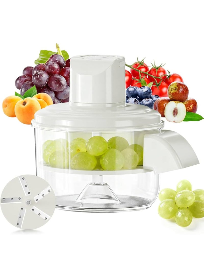 Zaprus Electric Vegetable Peeler & Garlic Peeling Machine – Rechargeable Automatic Fruit Skin Remover – Portable 50W Cordless Peeler for Cherry Tomatoes, Grapes & Garlic – Easy Clean Kitchen Gadget - Image 1